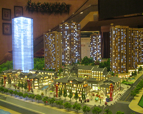 重慶珠江太陽城建筑模型