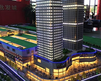 華南城單體樓建筑模型制作